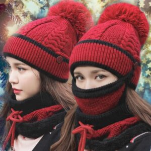 Set di berrett da donna | rosso